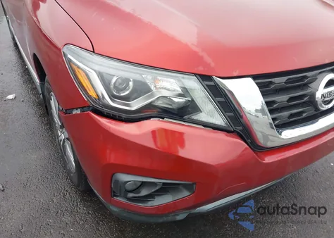 2017 Nissan Pathfinder Platinum z USA, uszkodzony, nr VIN 5N1DR2MNXHC693545